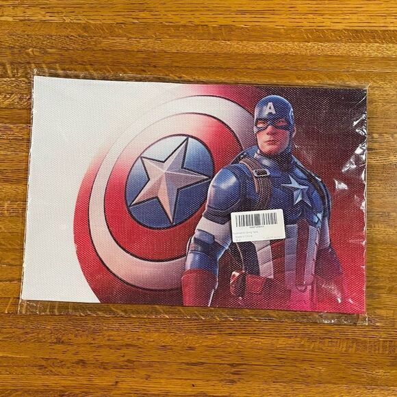Captain America Placemats set of 6 NWT - Picture 2 of 5
